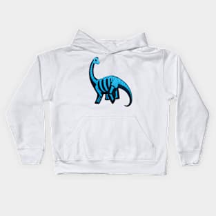 Skelly Blue Kids Hoodie